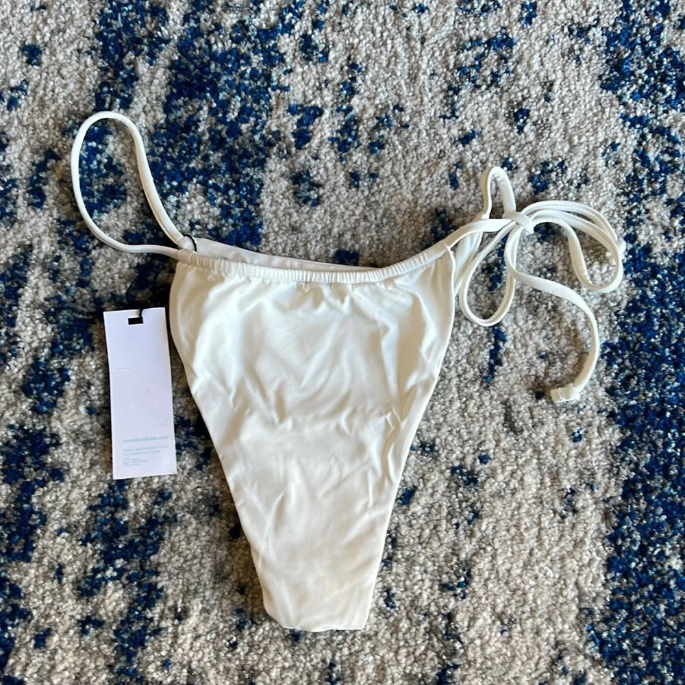 Frankie’s Bikinis Ziggy Tie Scoop Bikini bottom Large